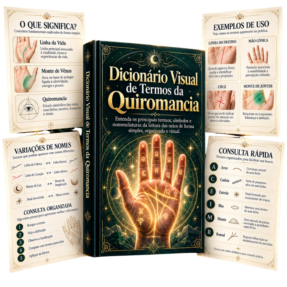 Dicionário Visual de Termos da Quiromancia